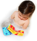 Floating Baby Bath Books Set of 4 - Bath Books for Babies, Infants - Waterproof, Mold-Free Bath Toys for Learning & Early Education (Fruit, Ocean, ABC, Numbers Books) by TinyTreasures Baby Boutique