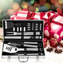 ROMANTICIST 20pcs Heavy Duty BBQ Grill Tool Set in Case - The Very Best Grill Gift for Father's Day and Christmas - Professional BBQ Accessories Set for Outdoor Cooking Camping Grilling Smoking by GreenHaven Gardens