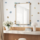 YouRfocus Blue Daisy Wall Decals | 33 PCS Boho Flower Stickers for Girls' Rooms, Playrooms, and Nurseries | Dual Layer Print for High Coverage | Removable Peel and Stick Wall Decor | 6 Sheets by TinyTreasures Baby Boutique