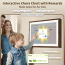 15.6 Inch Digital Calendar Chore Chart with Touchscreen - Full HD Interactive Display, Wall & Desk Mountable Family Planner, To-Do List & Meal Planner, Ideal for Home Organization & 2025 Scheduling by TinyTreasures Baby Boutique