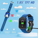 Smart Watch for Kids 1.85" with Fitness Tracker, Sleep Monitor, 22/100+ Sport Modes, DIY Dial, IP68 Waterproof, Step Counter, Heart Rate, Camera, with/Without APP, Gift for 3-12 Years Old Boys Girls by TinyTreasures Baby Boutique