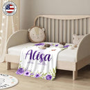 Ship Next Day, Personalized Baby Blanket – Printed in USA, Custom Baby Blanket for Boys & Girls, Baby Blanket with Name, Baby Shower, Easter, Christmas, Birthday Newborn & Toddler Gifts, Baby Gifts by TinyTreasures Baby Boutique