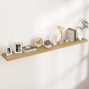Floating Shelves for Wall, Large Wall Mounted Shelves with Invisible Brackets, Long Wood Floating Shelf for Living Room, Bedroom, Kitchen, Bathroom (Oak, 72" W x 9" D x 1.5" H) by TinyTreasures Baby Boutique