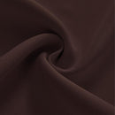 Joydeco Custom Blackout Curtains for Bedroom, 1 Panel Room Darkening Curtains & Drapes for Living Room Window Rod Pocket Back Tab (Custom Size,Chocolate) by TinyTreasures Baby Boutique