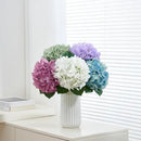 8pcs Lavender Fake Flowers Silk Hydrangea Artificial Flowers Bouquets Faux Hydrangea Stems for Home Table Centerpieces Wedding Party Decoration by CozyNest Decor