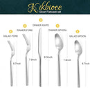20 Piece Stainless Steel Silverware Set, Handle Flatware, Modern Matte Finish Cutlery Set, Service for 4, Dishwasher Safe by CozyNest Decor