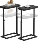 TUTOTAK End Table, Side Table, Tall Couch Table, Sofa Table, Living Room, Bedroom, Black TB01BK0832 by CozyNest Decor