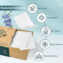 Poesie Laundry Detergent Sheets Fresh Linen Scent 3 Pack 480 Strips Plastic Free Fast Dissolve Washing for All Washing Machine Traveling Dorm Life Save Space by CozyNest Decor