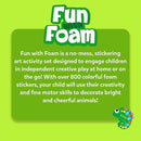 Skillmatics Foam Sticker Art Activity - Animals, Mess-Free Fun for Kids, 800+ 3D Foam Stickers, DIY Felt Craft Kits, Gifts for Boys & Girls Ages 3, 4, 5, 6, 7 by TinyTreasures Baby Boutique