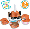 Stack-a-Roos Baby Horse by Salus Brands - Animal Stacking Toy, Educational Early Learning Toy for Infants Babies Toddlers, Age 12+ Months - Great Baby Gifts, STEM Toy by TinyTreasures Baby Boutique