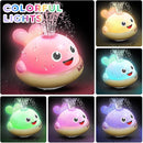 Light up Baby Bath Toys: Whale Bath Toy Sprinkler, Bath Toys for Kids Ages 1-3, Bathtub Outdoor Water Pool Toys for Toddlers 1 2 3 Year Old, Birthday Gift for Boys & Girls by TinyTreasures Baby Boutique