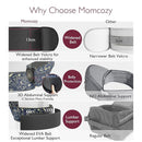 Momcozy Hip Seat Baby Carrier - Adjustable Waistband with Original 3D Belly Protector, Ergonomic Carrier with Various Pockets for Newborns & Toddlers up to 45lbs (Starry Sky, Large) by TinyTreasures Baby Boutique