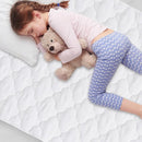 Waterproof Crib Mattress Protector Pad Cover 2 Pack 28" x 52", Anti Slip & Absorbent Waterproof Bed Pads for Standard Crib/Toddler Bed Quilted Machine Washable (Quilted Improved Thickness) White by TinyTreasures Baby Boutique