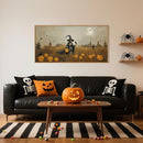 Celestdeco Halloween Ghost Reaper Framed Wall Art Set, Scary Witchy and Pumpkin Wall Decor, Horror Night Wall Painting,Full Moon Bats Art Prints for Living Room,Bedroom,Halloween Themed Party Decor-20"×40" by CozyNest Decor