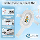AVIDOR Baby Bathtub,Collapsible Bathtub for Newborn to Toddler,Durable Essential Infant Bath Tub,Portable Travel Baby Tub with Soft Cushion,No-Slip Hanging and Detachable(Grey) by TinyTreasures Baby Boutique