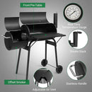 Outvita Outdoor BBQ Charcoal Grill, Portable Camping Grill for 6-10 People with Offset Smoker & Wheels for Patio Backyard Picnic by GreenHaven Gardens