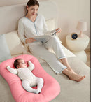 Baby Lounger for Newborn 0-18 Months, Bionic Design Infant Floor Seats & Loungers for Home and Travel, Soft Organic Cotton Baby Lounger, Newborn Babies Shower Gifts by TinyTreasures Baby Boutique