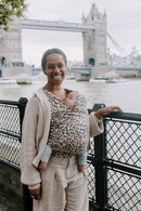 Boba Baby Wrap Carrier - Original Baby Carrier Wrap Sling for Newborns - Baby Wearing Essentials - Newborn Wrap Swaddle Holder, Newborn to Toddler Infant Sling (Leopard) by TinyTreasures Baby Boutique