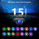 Star Projector, Galaxy Starry Projection Lamp, Bluetooth Speaker Aurora Lighting with Timer and Remote Control, LED Sky Night Light for Kids Bedroom, Gaming Decor, Home Theater, Ceiling by TinyTreasures Baby Boutique