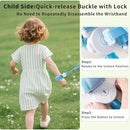 Safety Anti Lost Wrist Link for Kids with Key Lock, Reflective Child Walking Harness, Kid Wrist Leash Autism Safe Bracelet for Boys & Girls Toddlers Leash for Supermarket Amusement Park Zoo Travel by TinyTreasures Baby Boutique