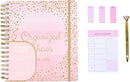 Votum August 2025 to January 2027 Large Back to School Academic Planner- Daily, Weekly & Monthly Organizer with Pens, Stickers, Sticky Notes, and a Sturdy Cover - Organized Chaos Pink by TinyTreasures Baby Boutique