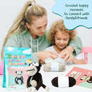 Utook Crochet Kit for Beginners, Crochet Animal Kit,Crochet Kits for Beginners Adults and Children, with Instructional Videos and Paper Tutorials, Handmade Crafts, Holiday Gifts (Orangutan) by TinyTreasures Baby Boutique