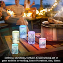 Flickering Flameless Candles, Owl on Tree LED Candles with Remote Timer, Set of 2 Battery Operated Candle for Valentine Wedding Birthday by GreenHaven Gardens