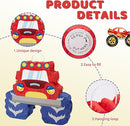 WERNNSAI Truck Piñata - Monster Truck Piñata Bundle with Blindfold and Bat for Boys Kids Piñata Theme Party Decoration Supplies Cool Car Piñata for Birthday Party Carnival Celebration Game by TinyTreasures Baby Boutique