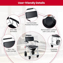 Pitts Foldable Elderly Shower Commode Wheelchair