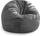Hobestluk 4FT Bean Bag Chair Giant Bean Bag Chairs for Adults Large Bean Chairs with Removable Cover, Beanbag Chair with Filler, Adult Bean Bag Chairs for Living Room, Bedroom by CozyNest Decor