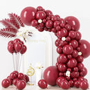130pcs Burgundy Balloons Different Sizes 18" 12" 10" 5" Wine Red Balloons for Birthday Graduation Bride Baby Shower Wedding Decorations by CozyNest Decor