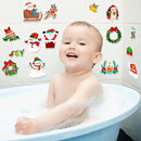 Window Clings Stickers for Kids Window Gel Clings Decals Thick Gel Clings Toddlers and Adults Classroom Home Nursery Airplane Birthday Party Supplies (Merry Christmas) by CozyNest Decor