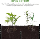 6' x 3' Vinyl Raised Garden Bed Screwless Planter Box for Gardening, Whelping Pen and More by GreenHaven Gardens