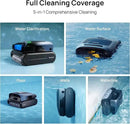 Beatbot AquaSense Pro Pool Robot Vacuum, 5-in-1 Cleaning with 2*Clarifying Agent Kits, Smart Surface Parking, Clarifies & Skims Water, Ideal for Inground Pools up to 3,299 Sq.ft - Navy Blue by CozyNest Decor