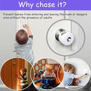Child Proof Door Knob Covers, 4Pack Door Knob Safety Cover for Kids, Door Locks for Kids Safety, Toddler Door Knob Cover by TinyTreasures Baby Boutique