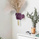 Creative Wall Hanging Sculpture, Artistic Wall Hanging Hand Sculpture with Test Tube vases, Home Decoration Hand Against Wall (Purple) by CozyNest Decor
