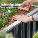 KING BIRD Raised Garden Bed 68" x 36" x 18" Heightened Galvanized Steel Metal Planter Box Outdoor for Deep-Rooted Vegetables, Flowers, Large Raised Bed Kit (Dark Grey) by GreenHaven Gardens