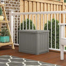 Suncast SS500ST 22 Gallon Small Resin Outdoor Patio Storage Deck Box (6 Pack) by CozyNest Decor