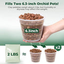 T4U Leca Clay Pebbles for Plants, 2 LBS 10-20 mm Clay Balls for Indoor Plants, Natural Clay Pebbles for Orchid Potting Mix, Hydroponic, Leca Pots, Plant Drainage, Garden Soil by GreenHaven Gardens