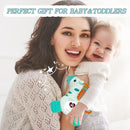 Baby Musical Activity Soft Toys with Sound & Light, Sensory Toys for Infant Developmental with Teether, Rattle and Textures, Soft Plush Toy for Newborn Gift 6 to 12 Months (Giraffe) by TinyTreasures Baby Boutique