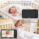 HelloBaby Baby Monitor 2 Cameras, 6'' World First IPS Split-Screen 30H Battery, No WiFi 2-Way Audio, Video, VOX, Double Cameras Pan-Tilt-Zoom, Night Vision, 8 Lullabies, 1000ft for Twins by TinyTreasures Baby Boutique