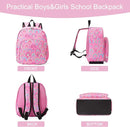 CLUCI Kids Backpack for Girls Toddler Backpack for Preschool Kindergarten Child Cute Daycare School Bookbag Travel Pink Rainbow by TinyTreasures Baby Boutique
