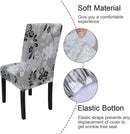 JQinHome Chair Covers for Dining Room Set of 4, High Stretch Removable Washable Parsons Chair Slipcover for Home Party Hotel Wedding Ceremony (Flower,4PCS) by CozyNest Decor