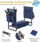 Patented Garden Kneeler and Seat Heavy Duty, Upgraded Garden Bench with Thicker Wider Soft Detachable Kneeling Pad, with 2 Tool Store Pouches, Nice for Mother Father Gardeners by GreenHaven Gardens