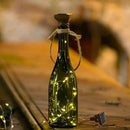 YJFWAL Upgraded 12 Pack Solar Wine Bottle Lights, 20 LEDs Waterproof Copper Light, Bottle Light Fairy Cork String Lights for Yard Patio Decor, DIY Birthday Gift for Mom Grandma Girlfriend(Warm White) by CozyNest Decor