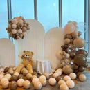 130pcs Tan Balloons Different Sizes 18" 12" 10" 5" Light Brown Latex Balloon Garland Arch Kit for Birthday Baby Shower Graduation Wedding Gender Reveal Anniversary Party Decorations by CozyNest Decor