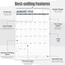 GuassLee Extra Large Wall Calendar 2025-26, 20"x 30" Gaint Vertical Wall Calendar 2025, Jun. 2025 to Dec. 2026, 19-Month Paper Hanging Planner Wall with Julian Date for Office Home by TinyTreasures Baby Boutique