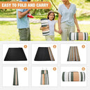 Picnic Blankets Outdoor Extra Large - 80"x80" Waterproof Beach Blanket, Machine Washable 3-Layer Foldable Park Mat with Sandproof Backing for Grass, Hiking, Travel, Concerts, Indoor (Orange) by TinyTreasures Baby Boutique
