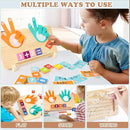 Educational Learning Number Toy for Toddler, Math Manipulatives Number Counting Blocks, Finger Counting Math Toys, Homeschool Supplies for Teaching Early Education Toys, Montessori Toy for Toddler by TinyTreasures Baby Boutique