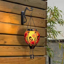 Butterfly Flower Solar Hot Air Balloon Lantern with Flame, Glass Balloon Lantern Outdoor Waterproof Lights, Hanging Solar Lights for Outside Garden Patio Porch Tree Yard Gift for Mom by GreenHaven Gardens